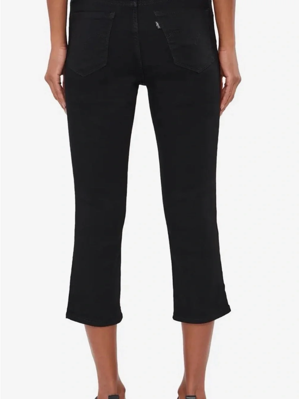 J. Crew Black Flare Wide-Leg Jeans